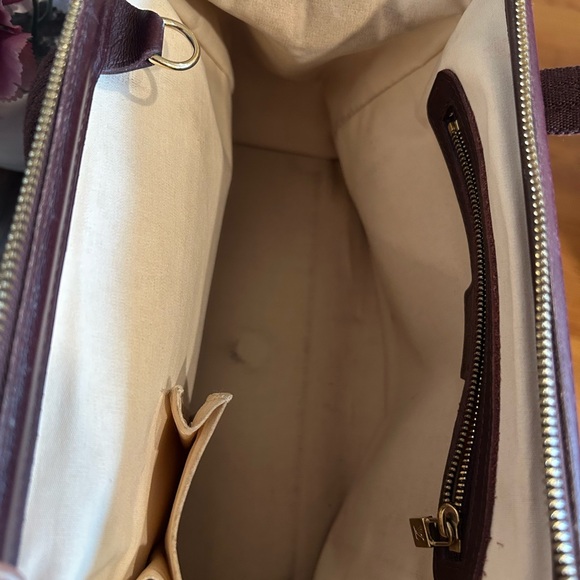 Authentic Louis Vuitton Josephine PM Bordeaux  Mini Lin - Picture 10 of 17